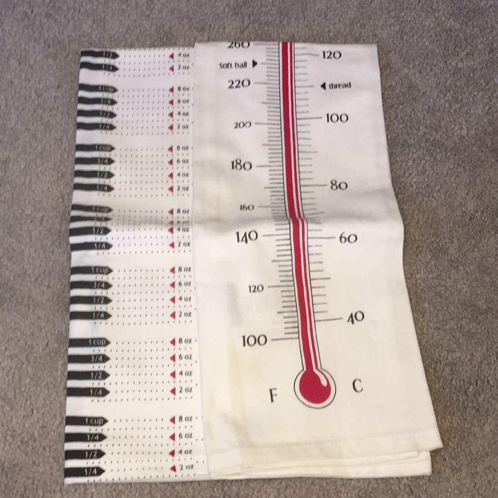 100% Cotton Culinary Themed Dish Towels